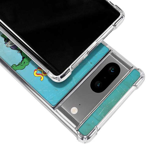 Marvel Classic Comics The Avengers Google Pixel 8 Clear Case